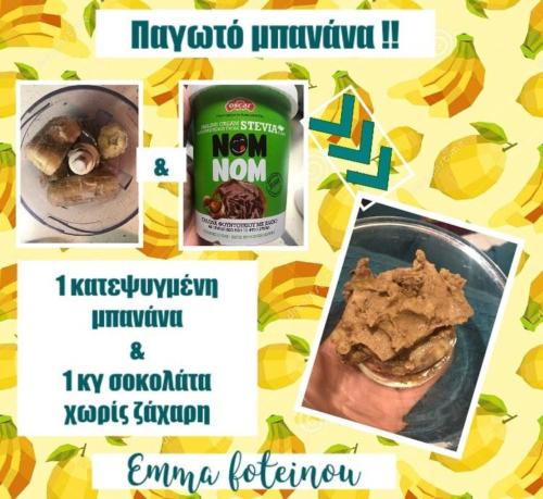 παγωτό σοκομπανάνα